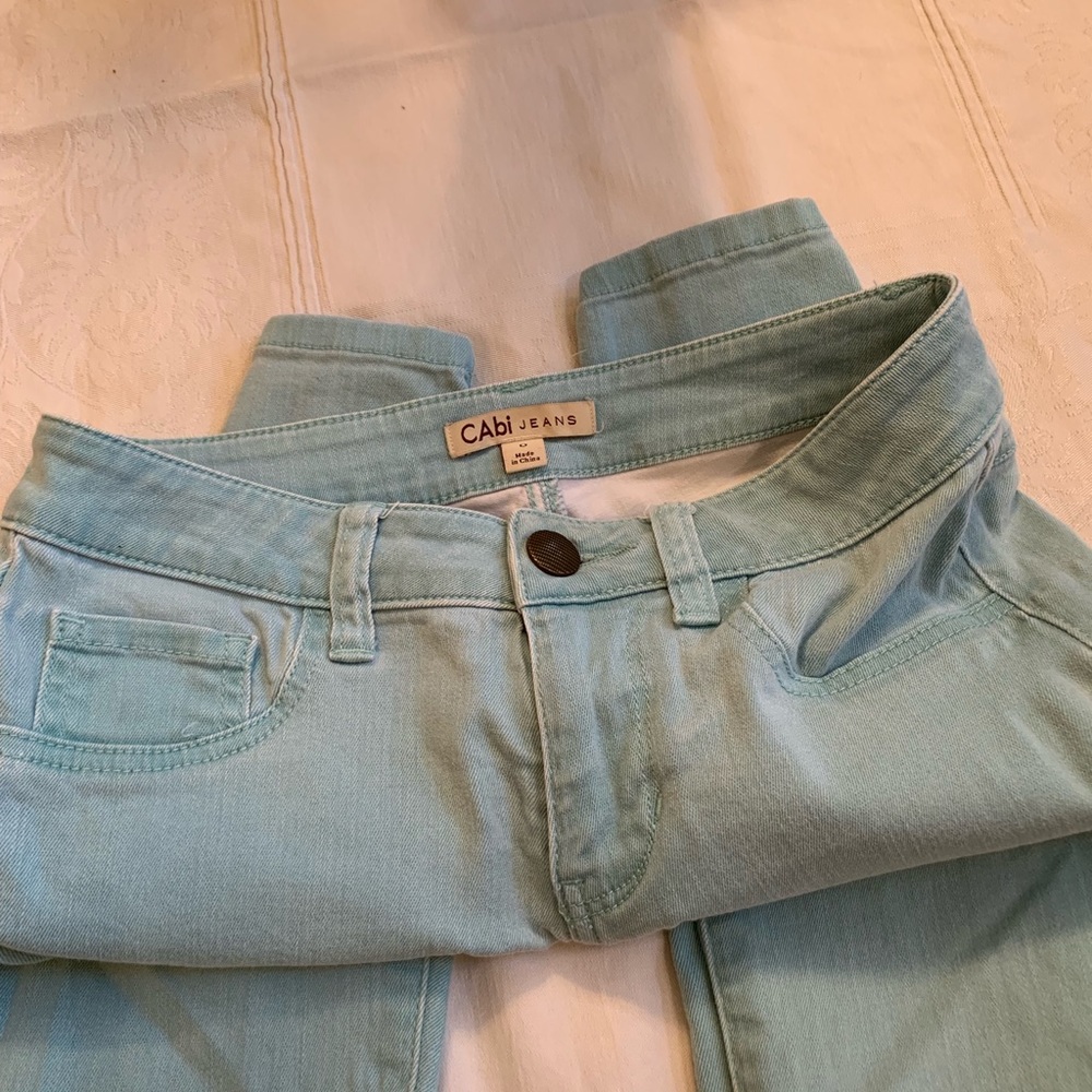 Cabi mint green jeans